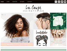 Tablet Screenshot of lacoupehairstyling.nl